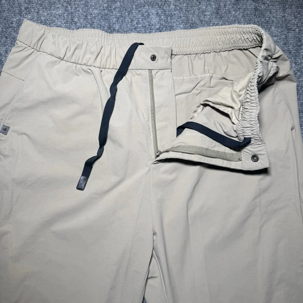 Figs Pro Scrub Pants Adult Large Beige Brown 5 Pocket Performance ~ 32X31